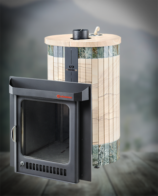 Дровяная печь Ферингер Оптима ПФ, мрамор Окаменевшее дерево (перенесённый рисунок) и Жадеит, до 28 м³ Дровяная печь Ферингер Оптима ПФ, мрамор Окаменевшее дерево (перенесённый рисунок) и Жадеит, до 28 м³