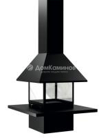 Островной камин Aves 40 Форли центральный со стеклом