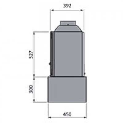 Отопительная печь Liseo Castiron LCI 5 GF Table
