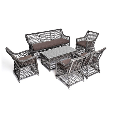 Лаунж-зона 4SIS Асти на 6 персон Цвет: графит