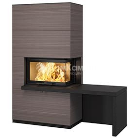 Contura i41S с полкой и скамьёй