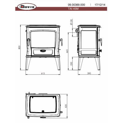 Печь-камин Dovre TAI45M Печь-камин Dovre TAI45M