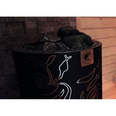 Электрическая печь SAWO Dragonfire DRF3-45NS-P-C (4,5 кВт, выносной пульт, нержавейка) Электрическая печь SAWO Dragonfire DRF3-45NS-P-C (4,5 кВт, выносной пульт, нержавейка)