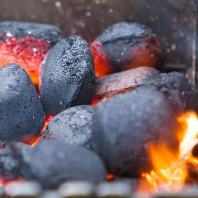 Уголь брикетированный 800 Degrees Долгое Горение, мешок 2 кг