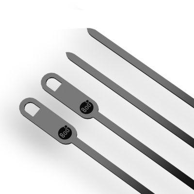 Набор шампуров плоских 800 Degrees Flat Skewers, 6 шт