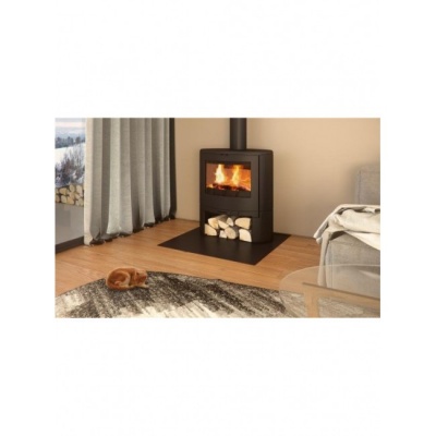 Печь-камин Dovre BOW, дровяная овальная, с округленным стеклом Печь-камин Dovre BOW, дровяная овальная, с округленным стеклом