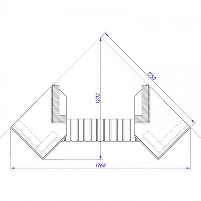 Каминная облицовка Supra-Russia BOLERO SR, с каменной балкой, универсальная Каминная облицовка Supra-Russia BOLERO SR, с каменной балкой, универсальная