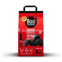 Угольные брикеты 800 DEGREES EXTRA LONG HEAT, 8 КГ