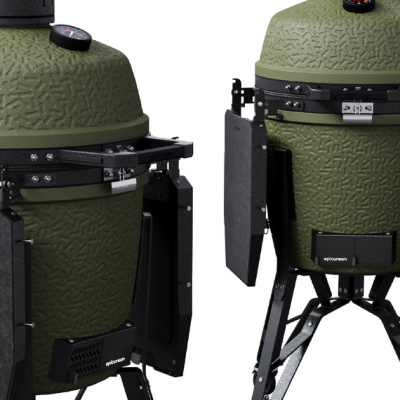 Гриль керамический угольный Kamado Epicurean Model X 500 Olive Гриль керамический угольный Kamado Epicurean Model X 500 Olive