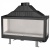 Каминная топка Liseo Castiron LCI 11 GFLR, два боковых стекла Каминная топка Liseo Castiron LCI 11 GFLR, два боковых стекла