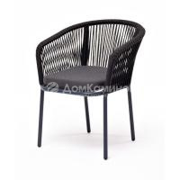 Стул из роупа 4SIS Марсель Цвет: темно-серый муар, темно-серый