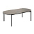 Журнальный стол 4SIS Диего 120х60, каркас темно-серый (RAL7024), цвет "серый гранит"
