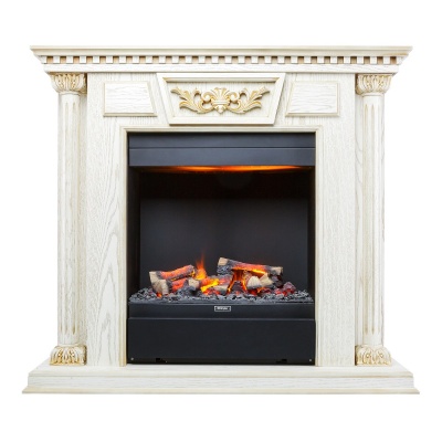 Каминокомплект Olympia Albany Белый дуб Каминокомплект Olympia Albany Белый дуб