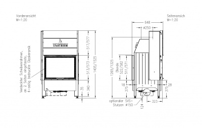 Каминная топка Spartherm Varia FDh Каминная топка Spartherm Varia FDh
