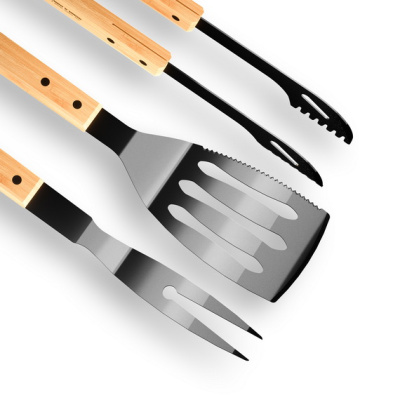 Набор грильмена Red Line 800 Degrees Stainless Steel BBQ Bamboo Tools Set