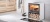 Contura 310G белый со стеклянной дверцой Contura 310G белый со стеклянной дверцой