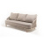 Диван 4SIS Верона 3-местный из роупа, каркас белый муар, роуп бежевый, ткань бежевая 052 Диван 4SIS Верона 3-местный из роупа, каркас белый муар, роуп бежевый, ткань бежевая 052