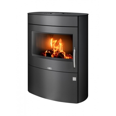 Печь-камин ABX Arizona (черная сталь)