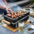 Керамический прямоугольный настольный гриль Yakiniku Shichirin Керамический прямоугольный настольный гриль Yakiniku Shichirin
