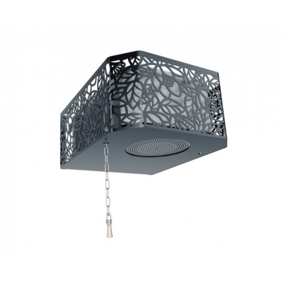 Обливное устройство для бани ИзиСтим Каскад 30 Хохлома черный (Black)