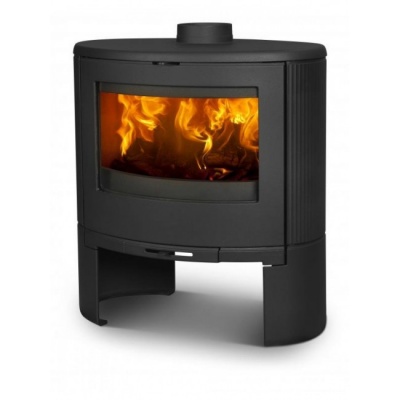 Печь-камин Dovre BOW, дровяная овальная, с округленным стеклом Печь-камин Dovre BOW, дровяная овальная, с округленным стеклом
