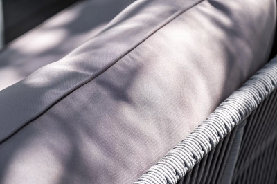 Кресло 4SIS Канны из роупа Цвет: светло-серый Кресло 4SIS Канны из роупа Цвет: светло-серый