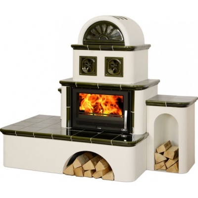 Печь-камин ABX OXFORD (зеленый правая) Печь-камин ABX OXFORD (зеленый правая)