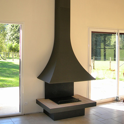 Стальной камин Fireline Onion (Проект)