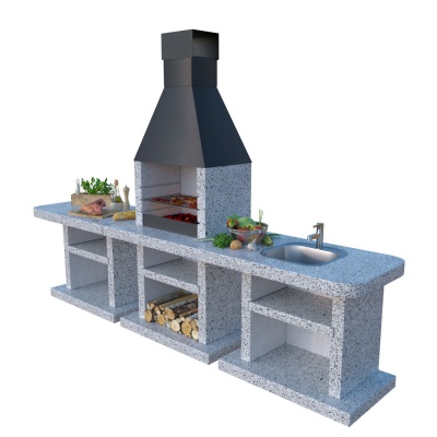 Барбекю комплекс Garden с мойкой Барбекю комплекс Garden с мойкой
