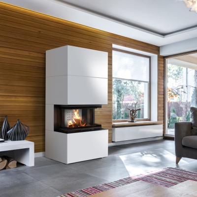 Каминокомплект Home Easy Box белый с топкой NBC Каминокомплект Home Easy Box белый с топкой NBC