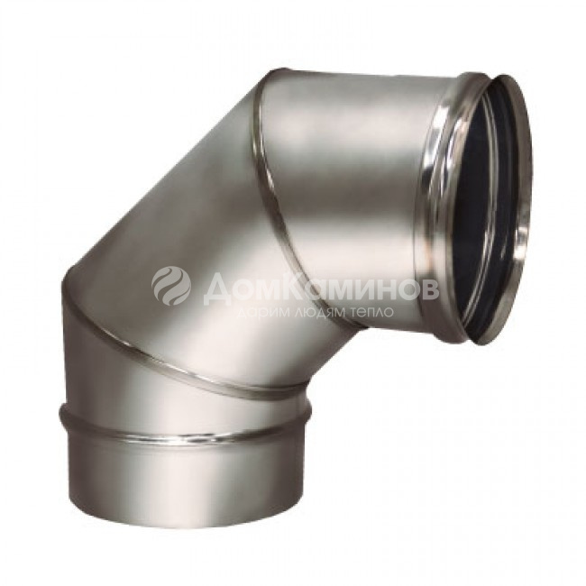 Отвод 90° на расш. Вулкан OTHR d120 зерк.