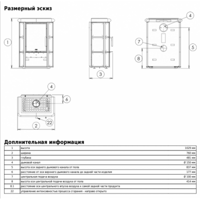 Печь-камин ABX SICILIE (зеленая трава) Печь-камин ABX SICILIE (зеленая трава)