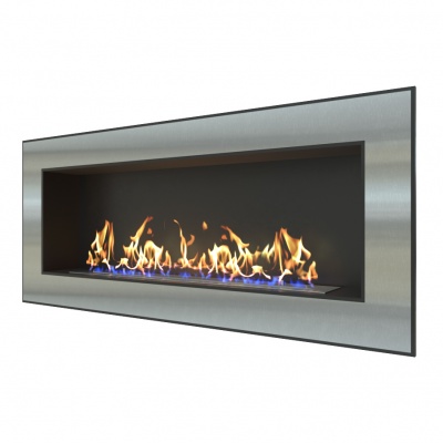 Биокамин Cristal Frame стемалит и защитное стекло