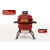 Керамический гриль Start Grill-13 PRO SE (33 см.), красный Керамический гриль Start Grill-13 PRO SE (33 см.), красный