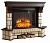 Каминокомлект Экстер угловой с очагом Панорамик 28