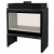 Отопительная печь Liseo Castiron LCI 9 GDF BG Stove, двусторонняя, черное стекло Отопительная печь Liseo Castiron LCI 9 GDF BG Stove, двусторонняя, черное стекло
