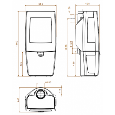 Печь-камин Dovre SENSE 403 Печь-камин Dovre SENSE 403