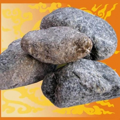 Камни для бани Талькохлорит 20 кг. обвалованный