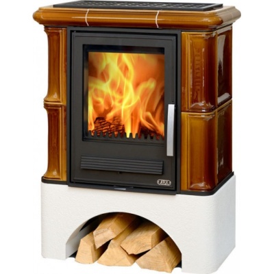 Печь-камин ABX BAVARIA K, с теплообменником (каштан)