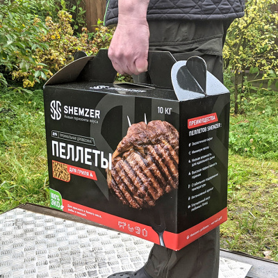 Пеллеты для гриля Shemzer, дуб 100%, 10 кг Пеллеты для гриля Shemzer, дуб 100%, 10 кг