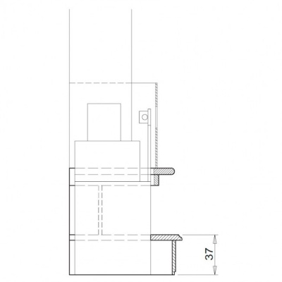Каминная облицовка Palazzetti Filadelfia dx, под Mbl 64 exagone