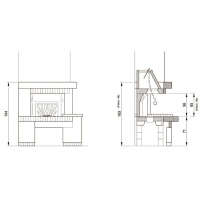 Каминная облицовка Palazzetti Val Badia Каминная облицовка Palazzetti Val Badia