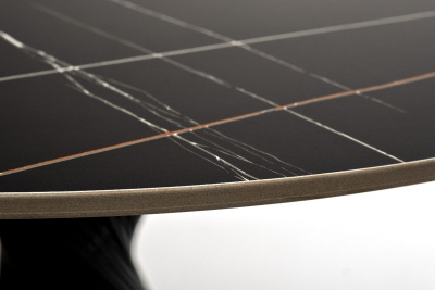 Стол 4SIS Луна интерьерный Цвет: черный матовый