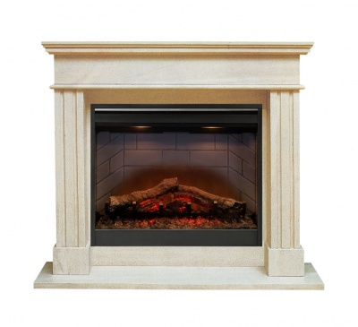 Мраморный электрокамин Лима