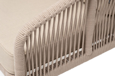 Диван 4SIS Канны 2-местный из роупа Цвет: Белый муар, бежевый Диван 4SIS Канны 2-местный из роупа Цвет: Белый муар, бежевый