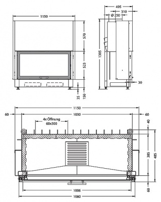 Каминная топка Spartherm Varia Bh 4S Каминная топка Spartherm Varia Bh 4S