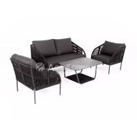 Комплект садовой мебели 4SIS Канны на 4 персоны из роупа