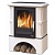 Печь-камин ABX BAVARIA L, с чугунной топкой (ахорн)