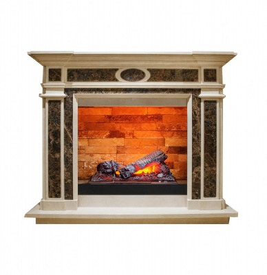 Мраморный электрокамин Нерио