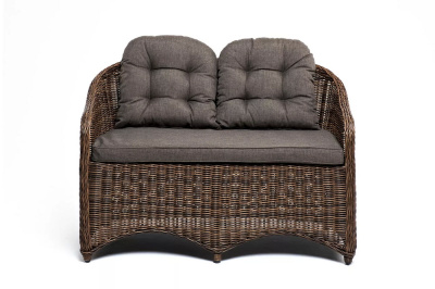 Диван 4SIS Равенна двухместный Цвет: коричневый